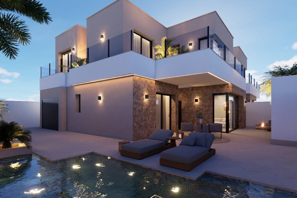 4-bedroom detached villa in San Pedro del Pinatar