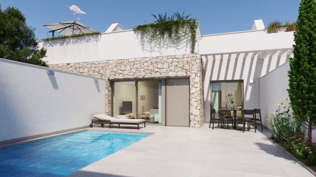 2-bedroom semi-detached villa in Pilar de la Horadada